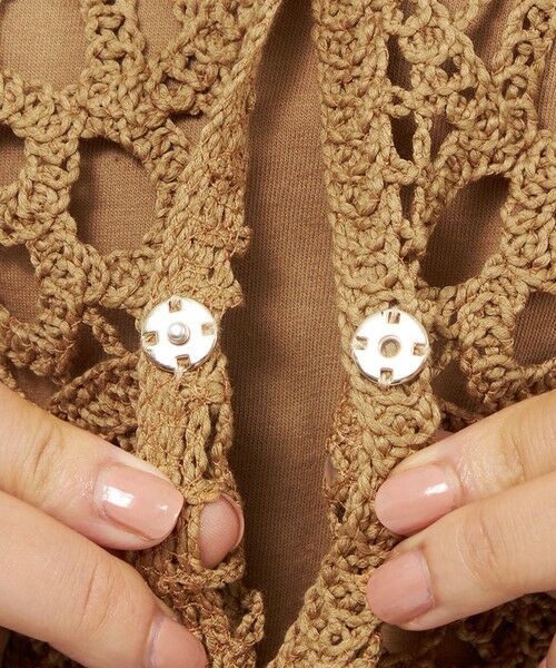 EPOCA / エポカ ニット・セーター | フラワーエンブロイダリー ニットカーディガン | 詳細17