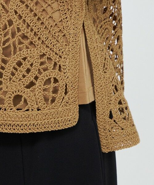 EPOCA / エポカ ニット・セーター | フラワーエンブロイダリー ニットジレ | 詳細10