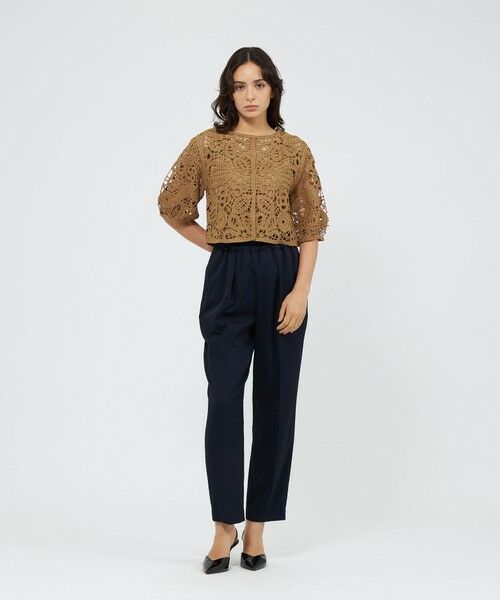 EPOCA / エポカ その他パンツ | トリアセテートツイル テーパードパンツ | 詳細1