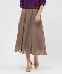 EPOCA / エポカ ロング・マキシ丈スカート | ウールボイル タックスカート