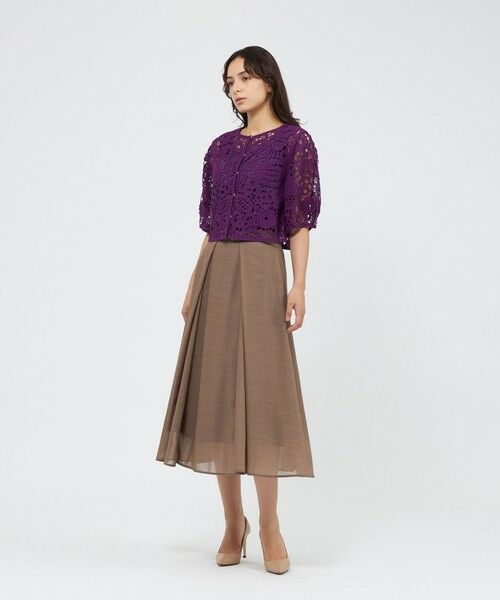 EPOCA / エポカ ロング・マキシ丈スカート | ウールボイル タックスカート | 詳細2