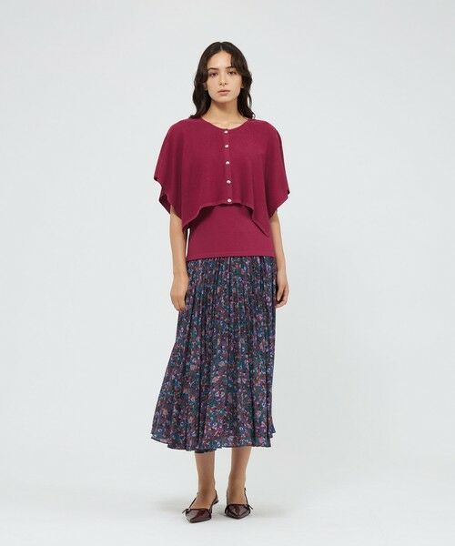 EPOCA / エポカ ロング・マキシ丈スカート | スモールフラワープリント アコーディオンプリーツスカート | 詳細3