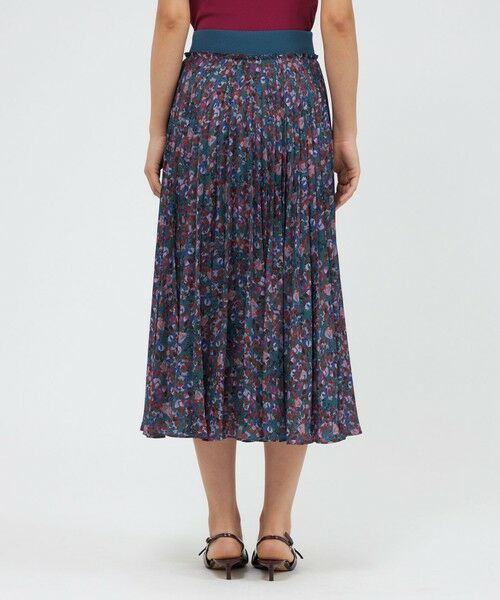 EPOCA / エポカ ロング・マキシ丈スカート | スモールフラワープリント アコーディオンプリーツスカート | 詳細7