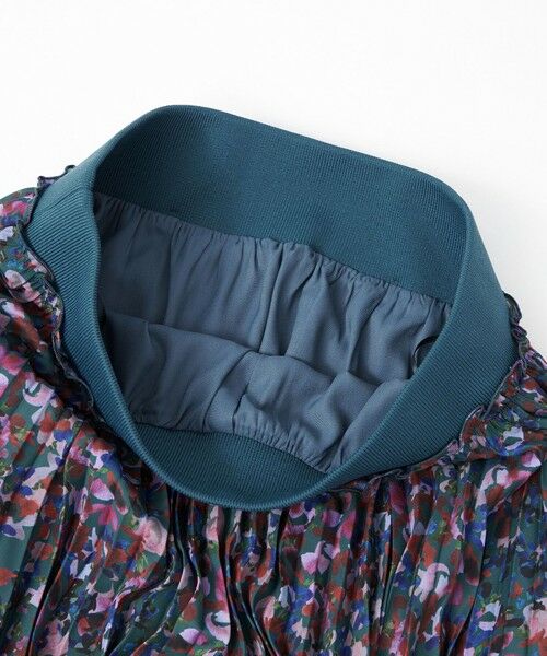 EPOCA / エポカ ロング・マキシ丈スカート | スモールフラワープリント アコーディオンプリーツスカート | 詳細8