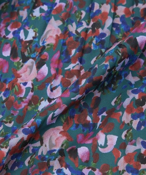 EPOCA / エポカ ロング・マキシ丈スカート | スモールフラワープリント アコーディオンプリーツスカート | 詳細9