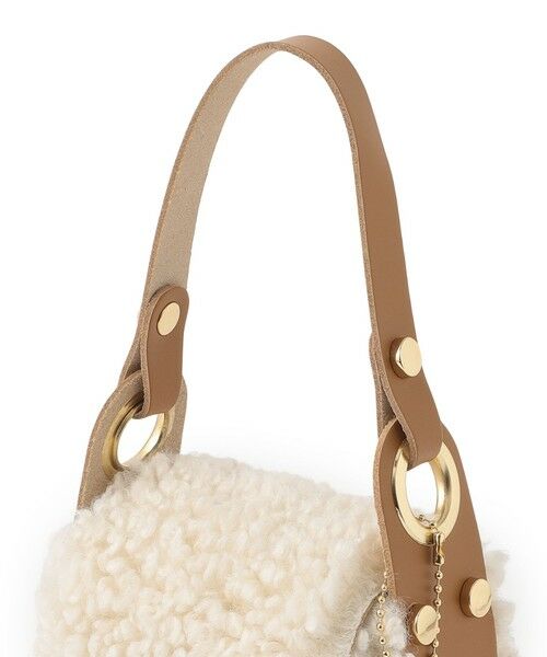 EPOCA / エポカ メッセンジャーバッグ・ウエストポーチ | 【LAURA DI MAGGIO】エコファーコンビハンドバッグ《WEB＆EPOCA THE SHOP店舗限定》 | 詳細5