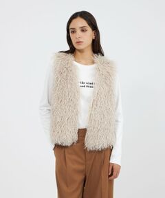 EPOCA / エポカ ノーカラージャケット | 【EPOCA STORIA】エコファージレ《WEB＆EPOCA THE SHOP店舗限定》