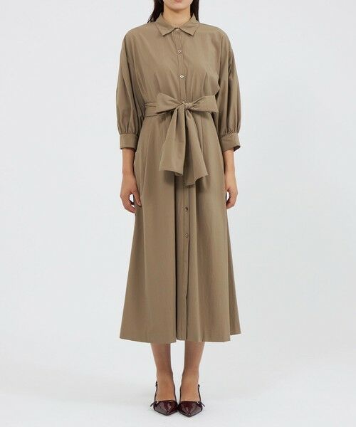 EPOCA / エポカ ロング・マキシ丈ワンピース | 【EPOCA STORIA】ソフトタイプライターワンピース 《WEB＆EPOCA THE SHOP店舗限定》 | 詳細4