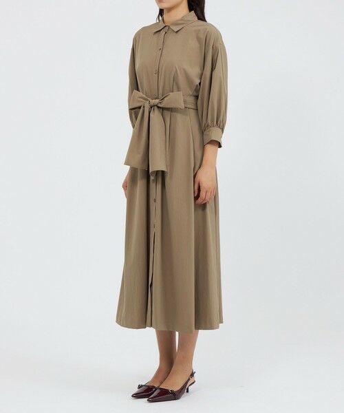 EPOCA / エポカ ロング・マキシ丈ワンピース | 【EPOCA STORIA】ソフトタイプライターワンピース 《WEB＆EPOCA THE SHOP店舗限定》 | 詳細5