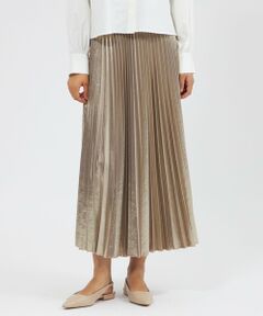 EPOCA / エポカ ロング・マキシ丈スカート | 【EPOCA STORIA】箔プリントプリーツスカート《WEB＆EPOCA THE SHOP店舗限定》