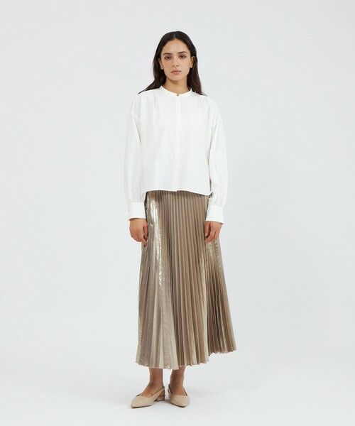 EPOCA / エポカ ロング・マキシ丈スカート | 【EPOCA STORIA】箔プリントプリーツスカート《WEB＆EPOCA THE SHOP店舗限定》 | 詳細3