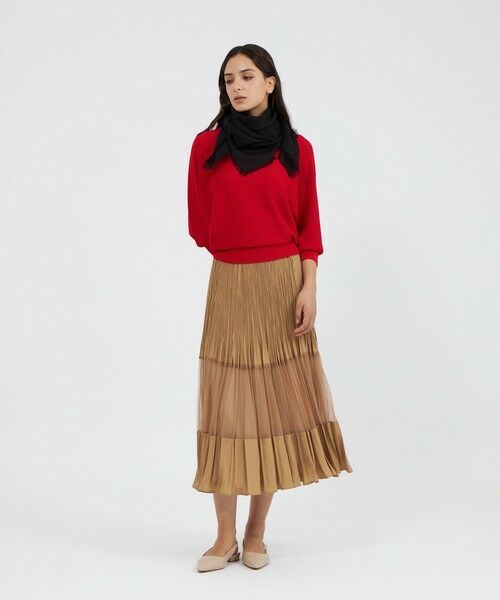 EPOCA / エポカ マフラー・ショール・スヌード・ストール | EFロゴジャカード スクエアサイズストール | 詳細1