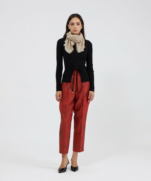 EPOCA / エポカ マフラー・ショール・スヌード・ストール | EFロゴジャカード スクエアサイズストール | 詳細2