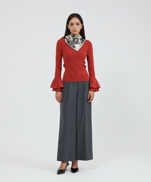 EPOCA / エポカ マフラー・ショール・スヌード・ストール | レイヤーフィオーレシルクスクエアスカーフ | 詳細1