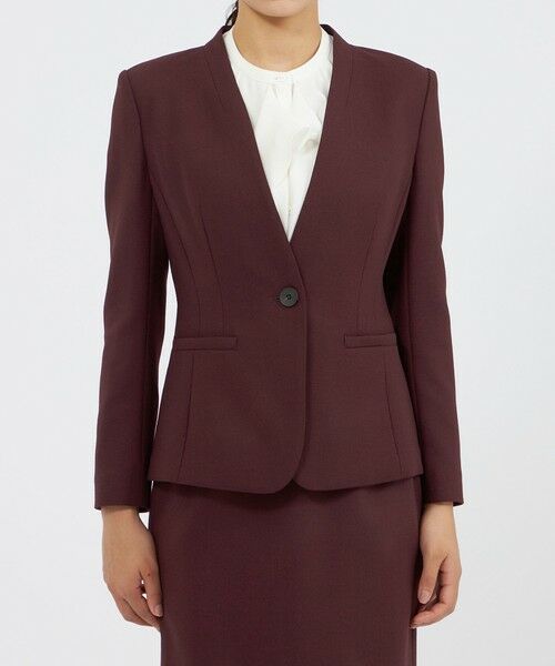 EPOCA / エポカ ノーカラージャケット | 24 TWENTY FOUR Noble スタンドカラージャケット | 詳細5