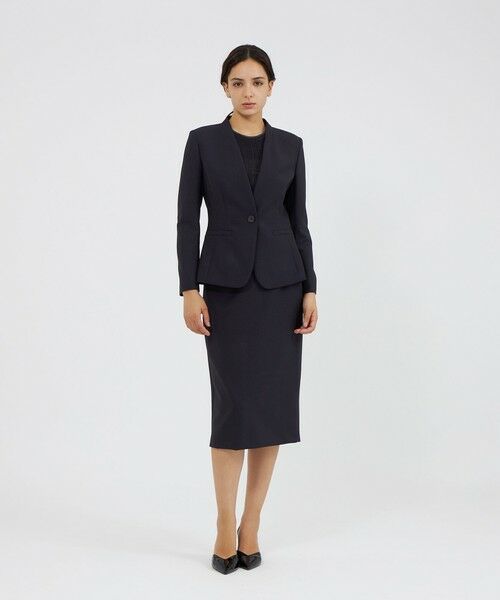 EPOCA / エポカ ノーカラージャケット | 24 TWENTY FOUR Noble スタンドカラージャケット | 詳細1