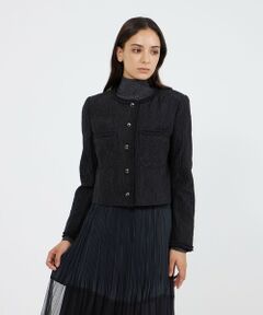 美品✨EPOCAエポカ 定価9.7万 フラッグツイードジャケット ノーカラー 美品✨EPOCAエポカ 定価9.7万 フラッグツイードジャケット ノーカラー