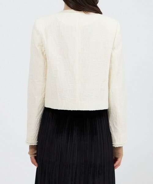 EPOCA / エポカ ノーカラージャケット | ブークレージャカード ノーカラージャケット | 詳細5