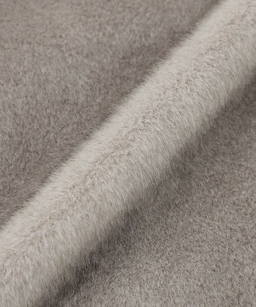 EPOCA / エポカ ノーカラージャケット | エコファーVネックジレ | 詳細12