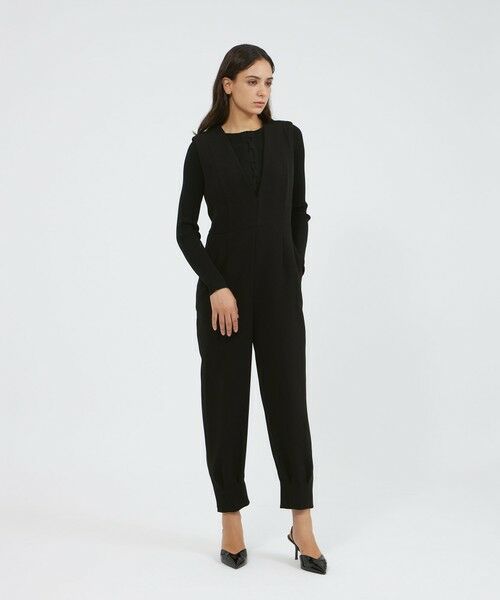 EPOCA/エポカ トリアセダブルクロス コンビネゾン ブラック1 40 EPOCA/エポカ トリアセダブルクロス コンビネゾン ブラック1 40