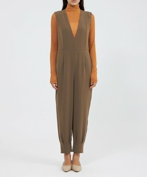 EPOCA / エポカ ロング・マキシ丈ワンピース | トリアセダブルクロス コンビネゾン | 詳細4