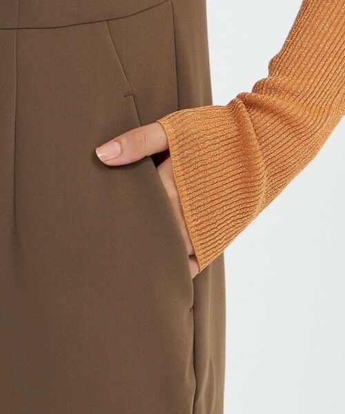 EPOCA / エポカ ロング・マキシ丈ワンピース | トリアセダブルクロス コンビネゾン | 詳細9