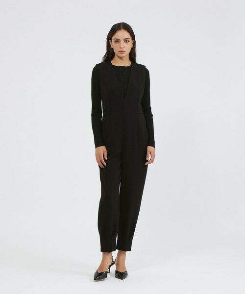 EPOCA / エポカ ロング・マキシ丈ワンピース | トリアセダブルクロス コンビネゾン | 詳細1