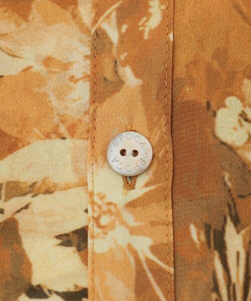 EPOCA / エポカ ロング・マキシ丈ワンピース | レイヤーフィオーレプリント プリーツドレス | 詳細7