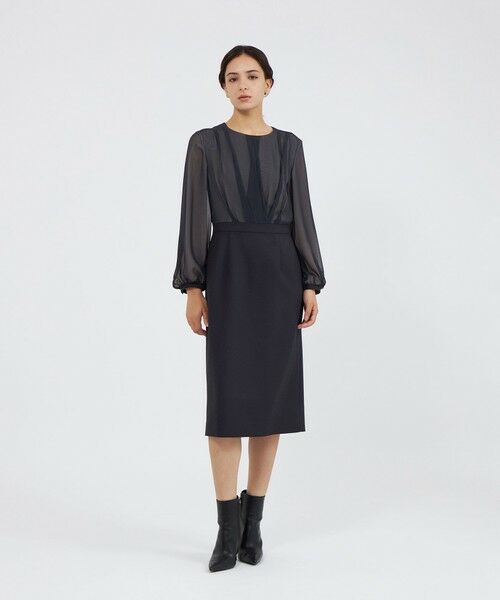 EPOCA / エポカ ロング・マキシ丈ワンピース | 24 TWENTY FOUR Noble コンビドレス | 詳細1