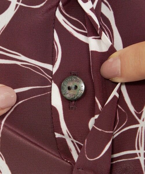 EPOCA / エポカ ロング・マキシ丈ワンピース | マーブルプリント シャツドレス | 詳細7