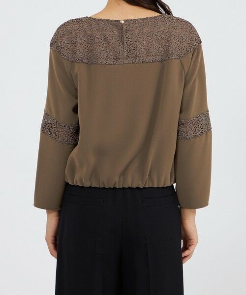 EPOCA / エポカ シャツ・ブラウス | トリアセダブルクロス レースコンビブラウス | 詳細5