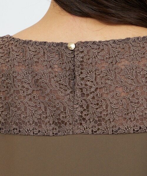 EPOCA / エポカ シャツ・ブラウス | トリアセダブルクロス レースコンビブラウス | 詳細6