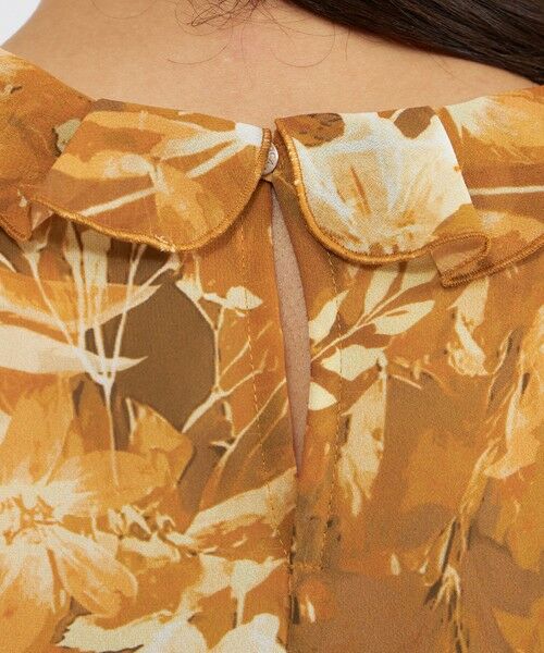 EPOCA / エポカ シャツ・ブラウス | レイヤーフィオーレプリント フリルブラウス | 詳細7