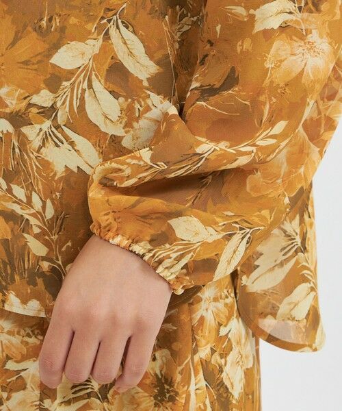 EPOCA / エポカ シャツ・ブラウス | レイヤーフィオーレプリント フリルブラウス | 詳細8