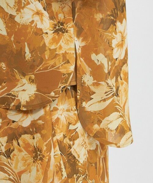 EPOCA / エポカ シャツ・ブラウス | レイヤーフィオーレプリント フリルブラウス | 詳細9