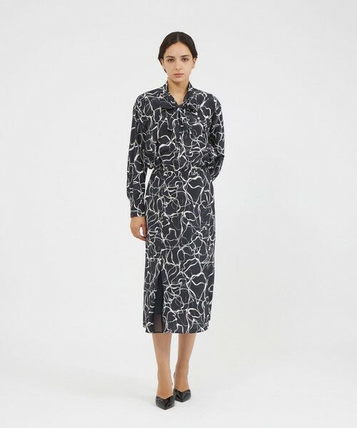 EPOCA / エポカ シャツ・ブラウス | マーブルプリント タイブラウス | 詳細1