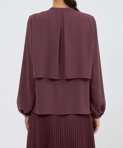 EPOCA / エポカ シャツ・ブラウス | パウダリージョーゼット フレアブラウス | 詳細8