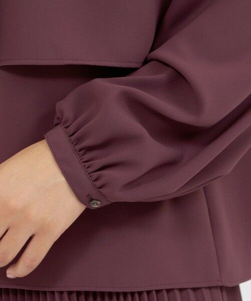 EPOCA / エポカ シャツ・ブラウス | パウダリージョーゼット フレアブラウス | 詳細9