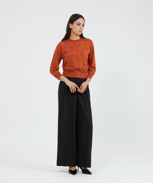 EPOCA / エポカ ニット・セーター | ビジューエンブロイダリー ニットカーディガン | 詳細3