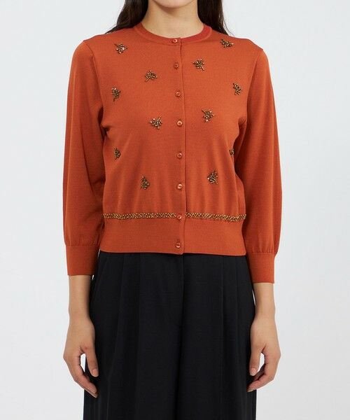 EPOCA / エポカ ニット・セーター | ビジューエンブロイダリー ニットカーディガン | 詳細4