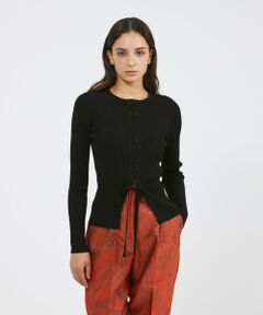 EPOCA / エポカ ニット・セーター | レースアップニット プルオーバー