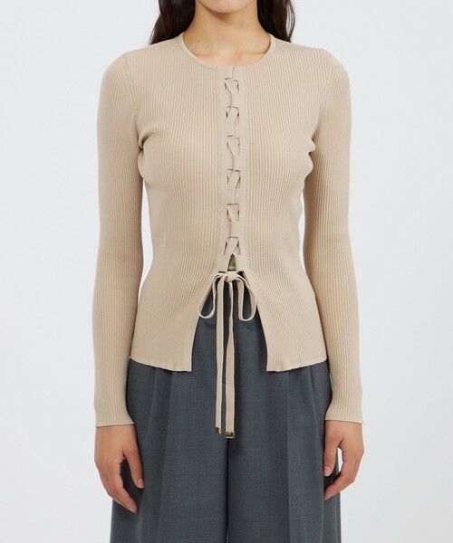 EPOCA / エポカ ニット・セーター | レースアップニット プルオーバー | 詳細4