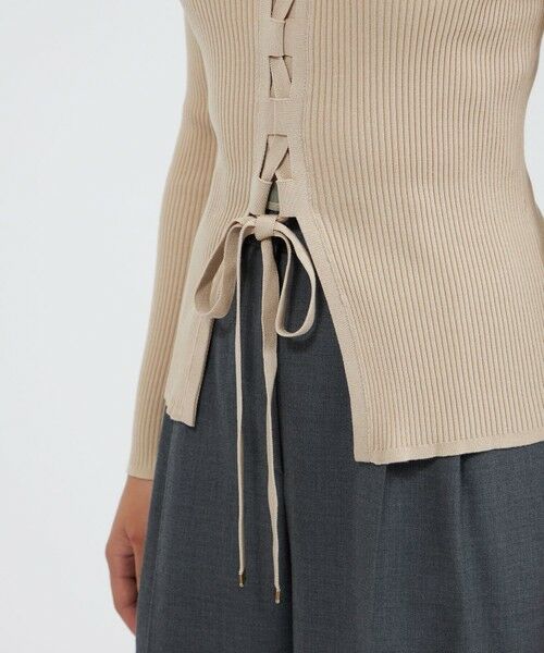 EPOCA / エポカ ニット・セーター | レースアップニット プルオーバー | 詳細7