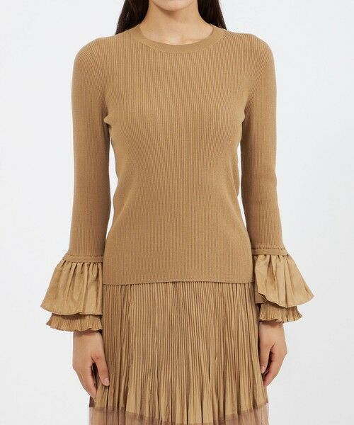 EPOCA / エポカ ニット・セーター | タフタスリーブニット プルオーバー | 詳細4