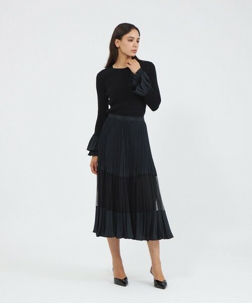 EPOCA / エポカ ニット・セーター | タフタスリーブニット プルオーバー | 詳細1