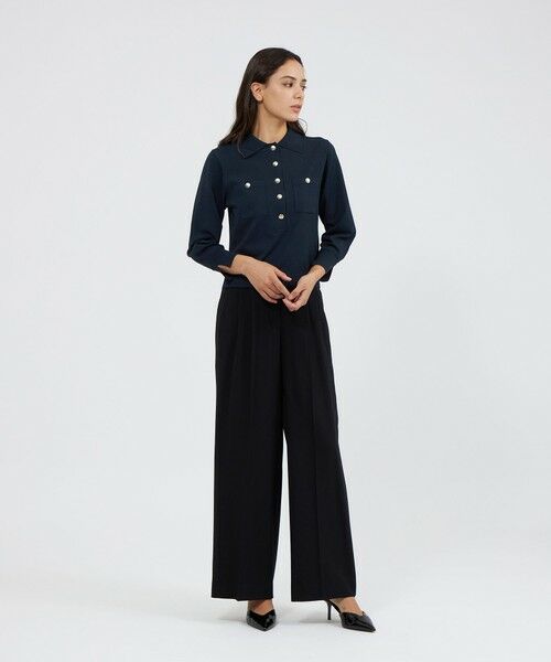 EPOCA / エポカ ニット・セーター | アセテートナイロン ニットポロ | 詳細3