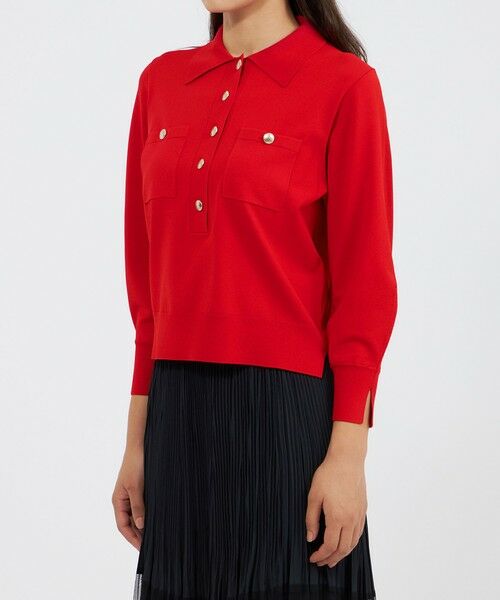 EPOCA / エポカ ニット・セーター | アセテートナイロン ニットポロ | 詳細5