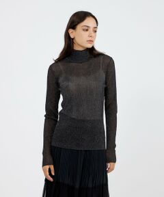 EPOCA / エポカ ニット・セーター | シアーラメ ハイネックニット