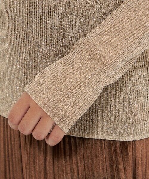 EPOCA / エポカ ニット・セーター | シアーラメ ハイネックニット | 詳細10