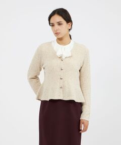 EPOCA / エポカ ニット・セーター | ラメノットヤーン ニットカーディガン